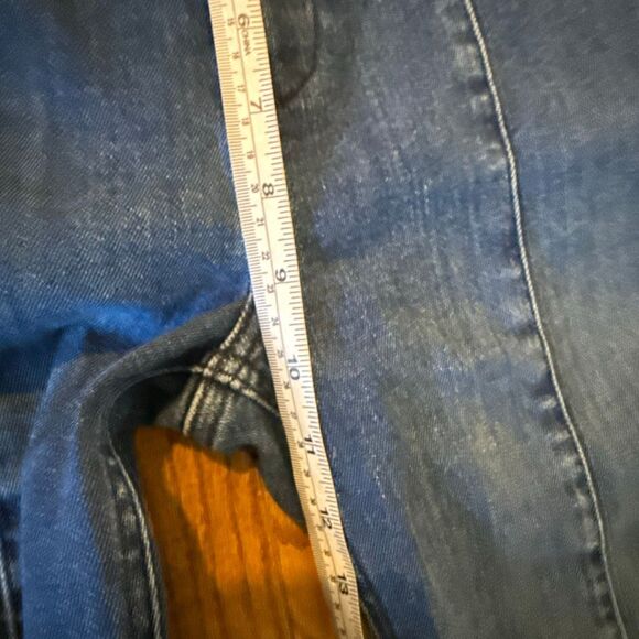 Anthropologie Pilcro 70’s the high rise slim crop seam front jeans 28 - Picture 7 of 15